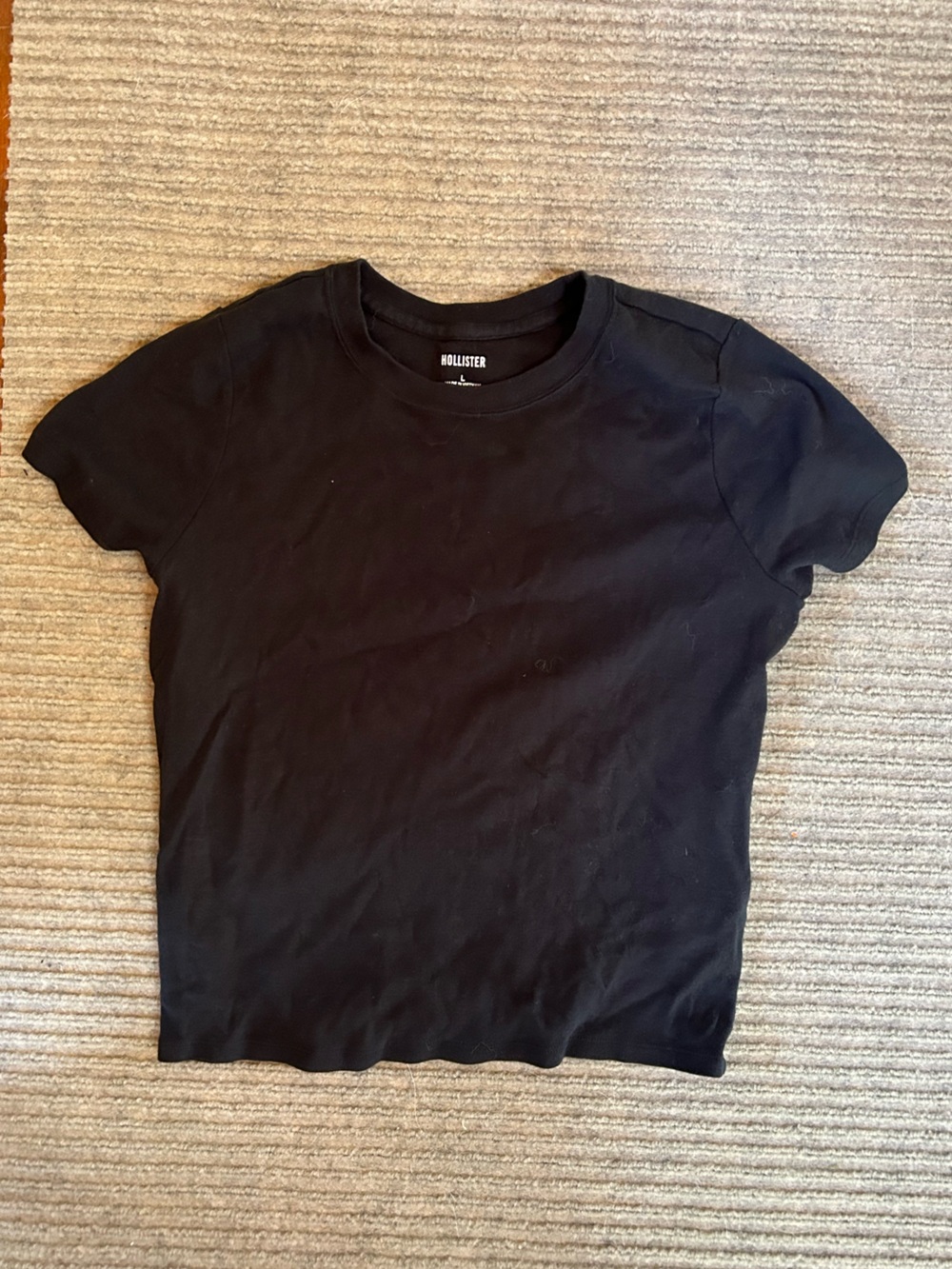 Hollister Black Baby Crewneck Tee